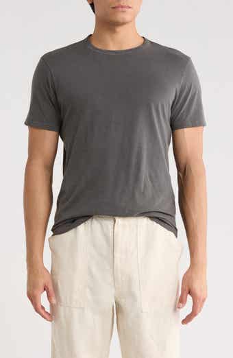BUCK MASON PIMA CURVED HEM TEE