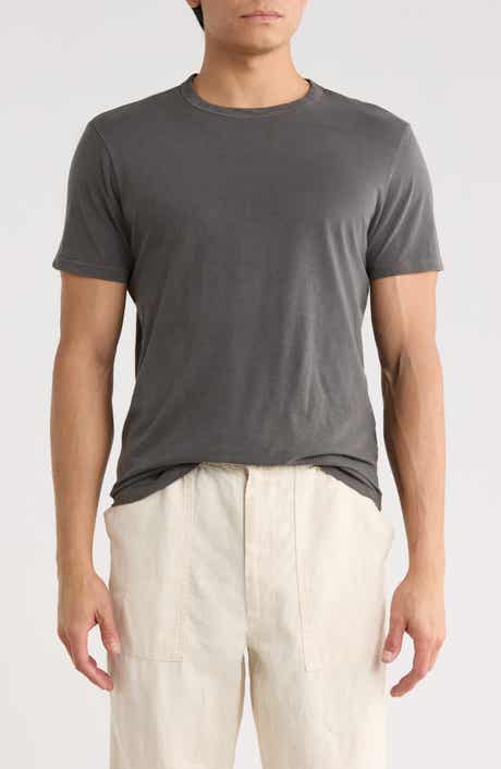 BUCK MASON PIMA CURVED HEM TEE