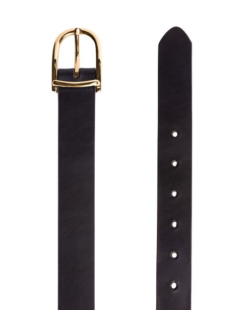 Black Suede Studio Frame Belt In Multi
