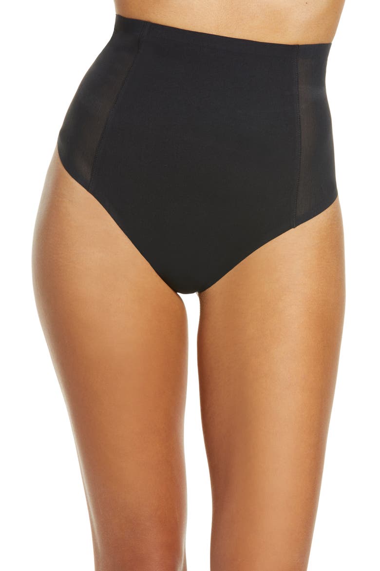 Shape Mesh Thong, Main, color, BLACK