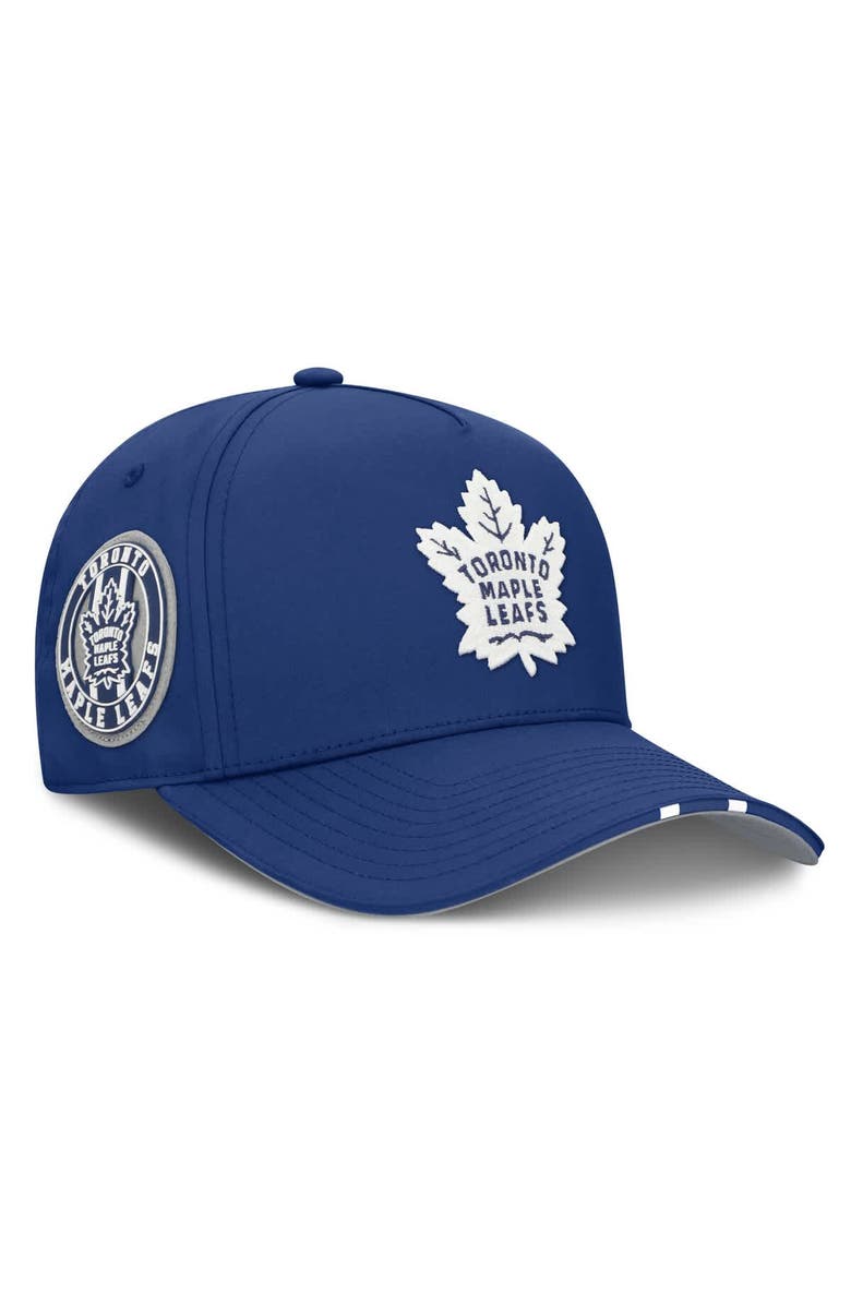 FANATICS Men's Fanatics Blue Toronto Maple Leafs 2025 NHL Draft Authentic Pro On-Stage Podium A-Frame Adjustable Hat, Main, color, Blue