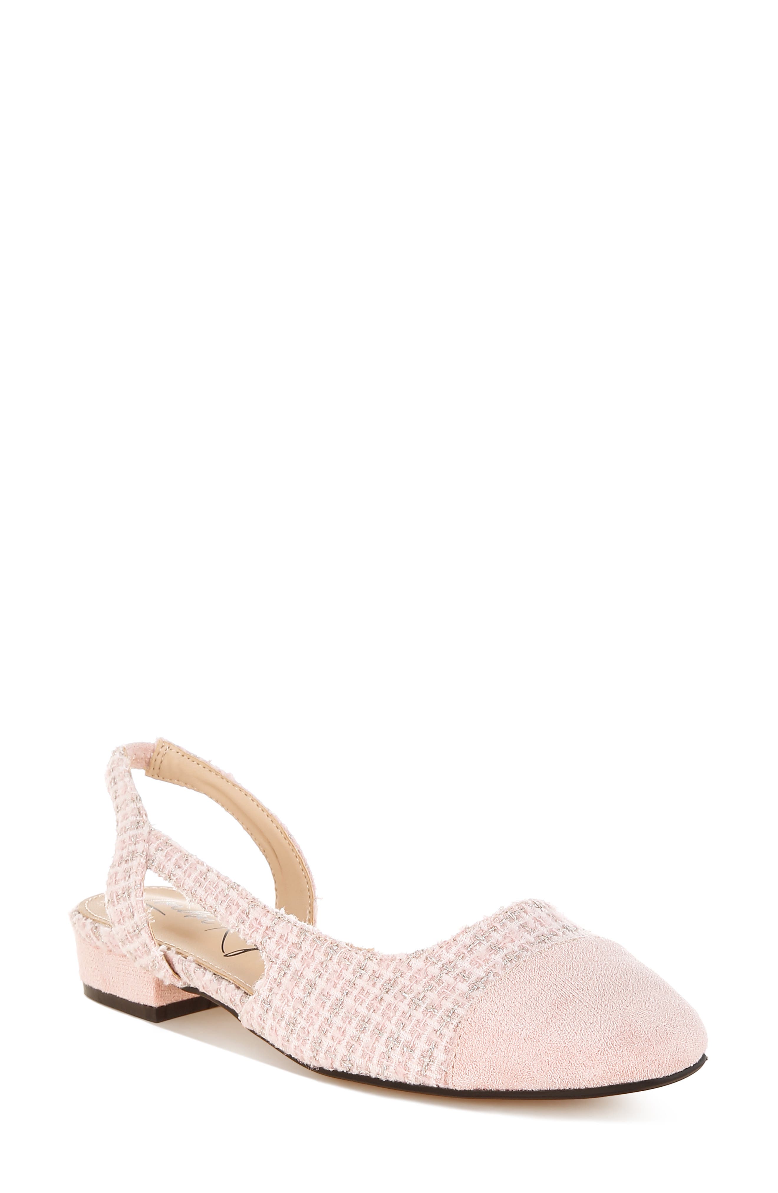 LONDON RAG Karita Tweed d'Orsay Slingback Pump, Main, color, 