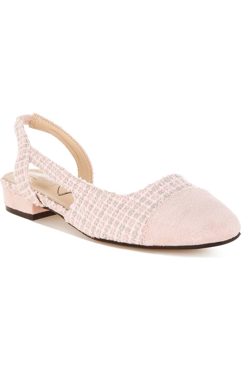 LONDON RAG Karita Tweed d'Orsay Slingback Pump, Main, color,