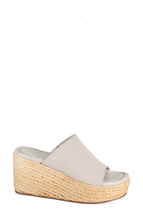 Diba True Go Getter Espadrille Platform Wedge Sandal In White