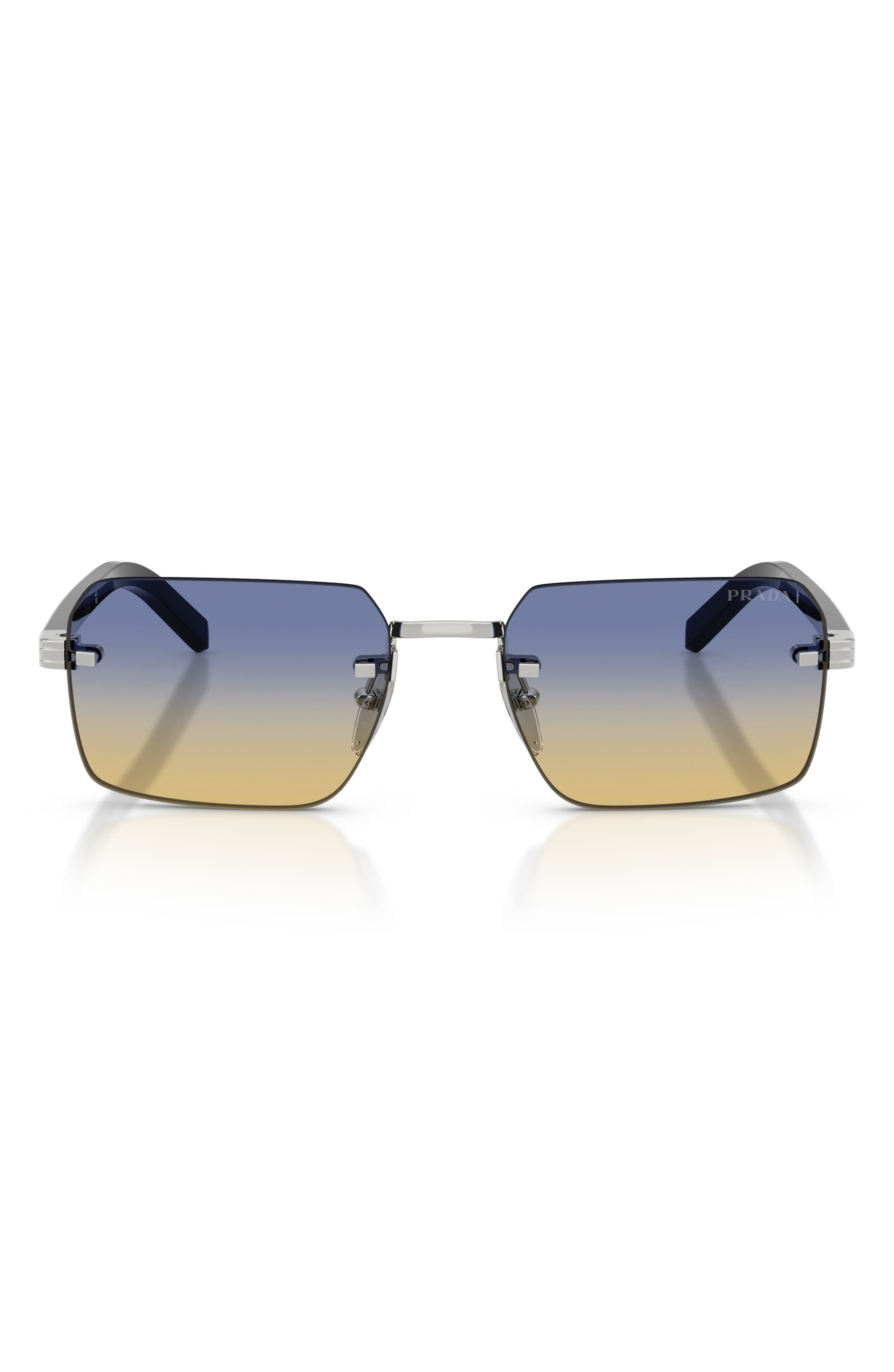 ラッシェンド＆ベリフティ 55mm Gradient Rectangular Sunglasses (Men) | Nordstrom