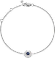 Monica Vinader September Birthstone Blue Sapphire Bracelet