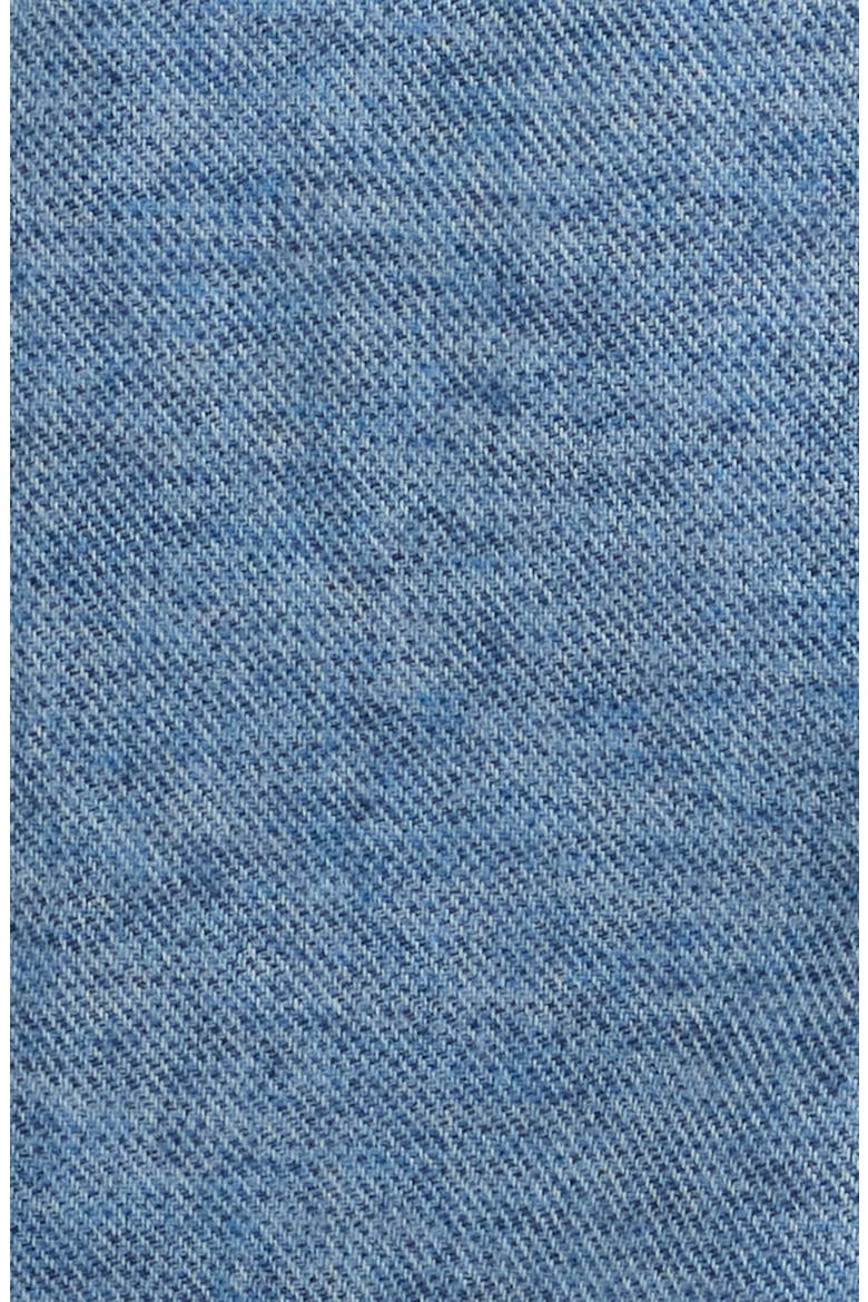 Heathered Cotton Button-Up Shirt, Alternate, color, BLUE