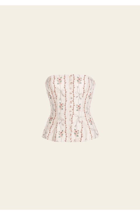 Abelia Navegante Cropped Top