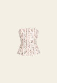 Agua by Agua Bendita Abelia Navegante Cropped Top
