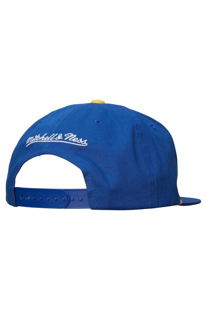 Men's Mitchell & Ness Royal Golden State Warriors Ascend Deadstock Snapback Hat, Alternate, color, Royal