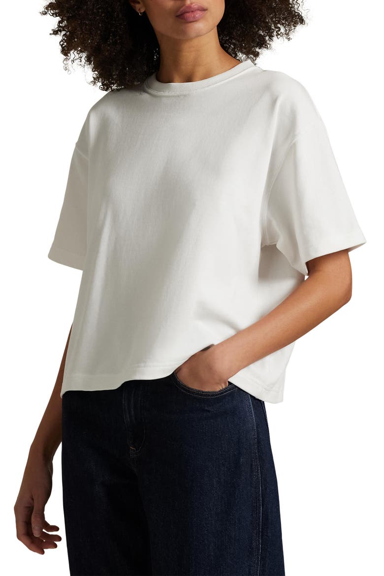 Relaxed Cotton T-Shirt, Main, color, WHITE