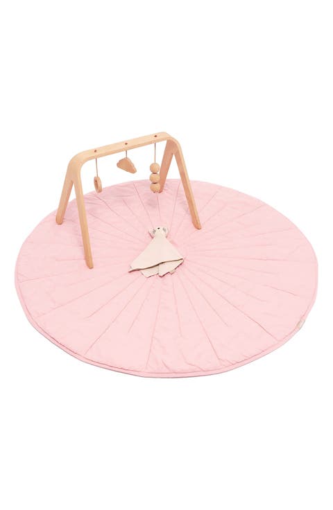 Linen & Cotton Reversible Quilted Play Mat