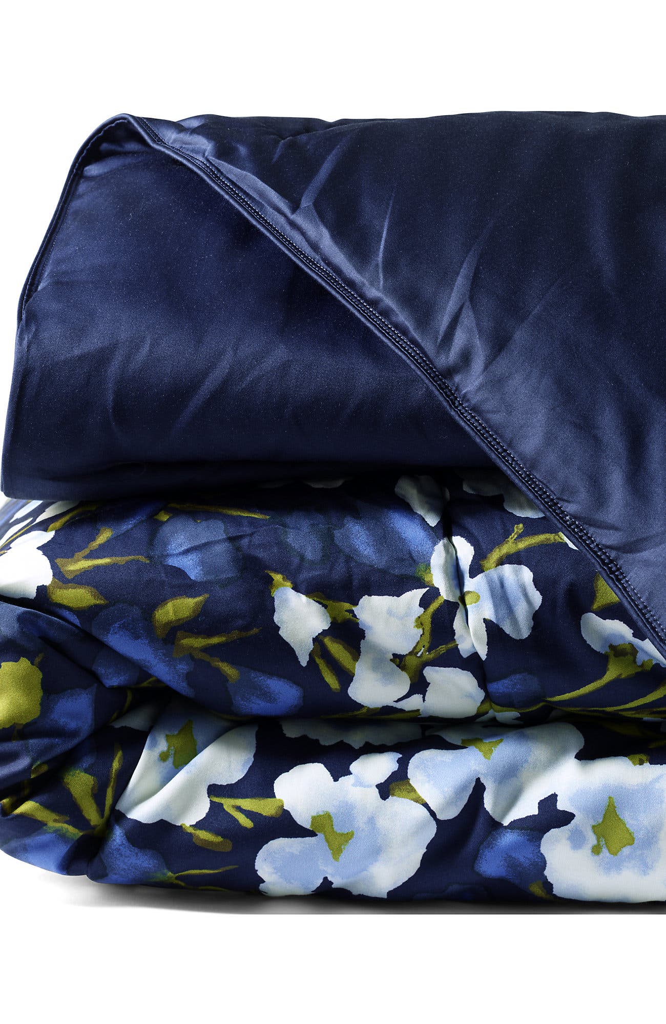 Lands' End Supima Cotton Sateen Comforter - Thumbnail 5