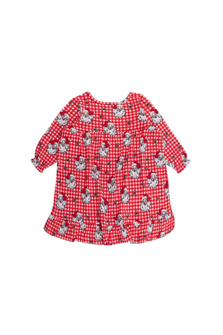 Pajama Night Gown, Alternate, color, Red Dear Santa