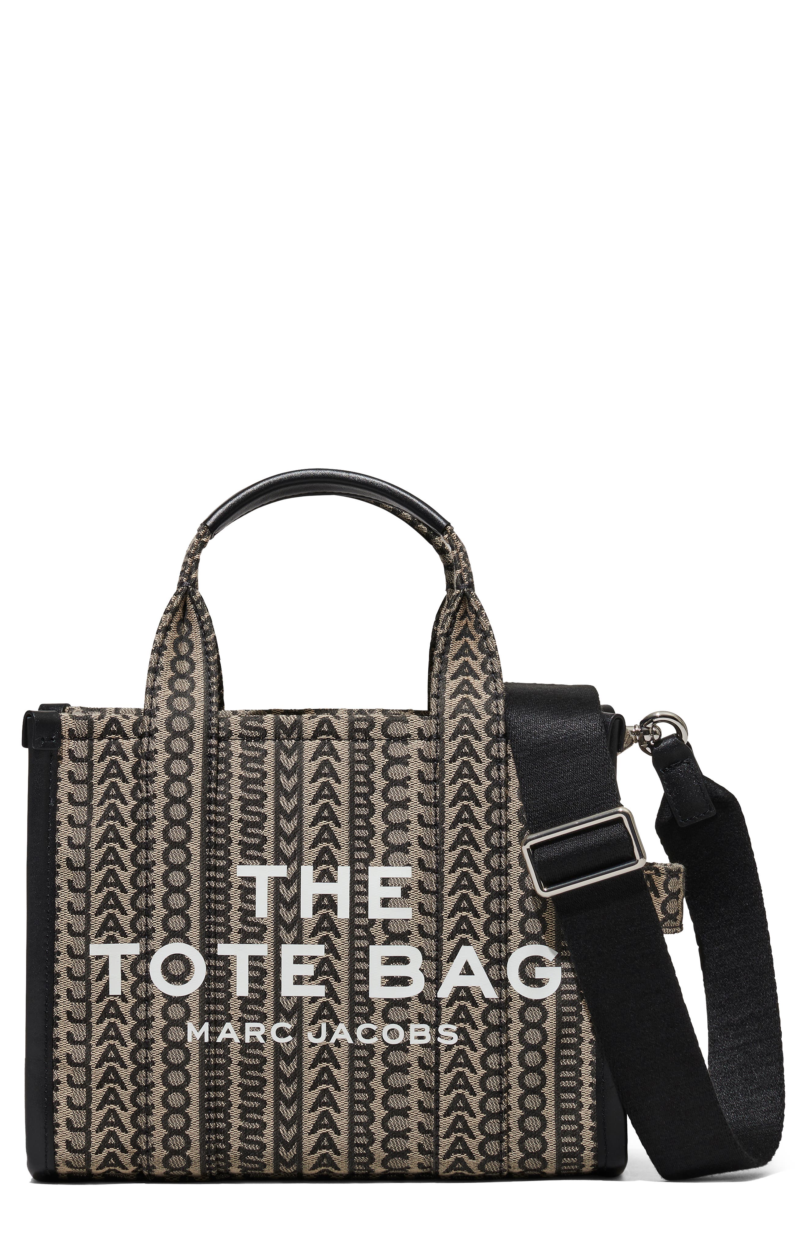 Marc Jacobs The Monogram Jacquard Small Tote Bag, Main, color, 