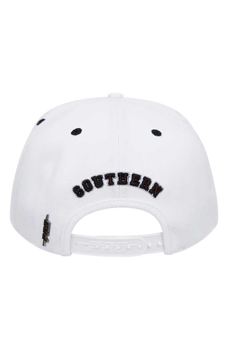 PRO STANDARD Men's Pro Standard White Texas Southern Tigers Evergreen Wool Snapback Hat, Alternate, color, White