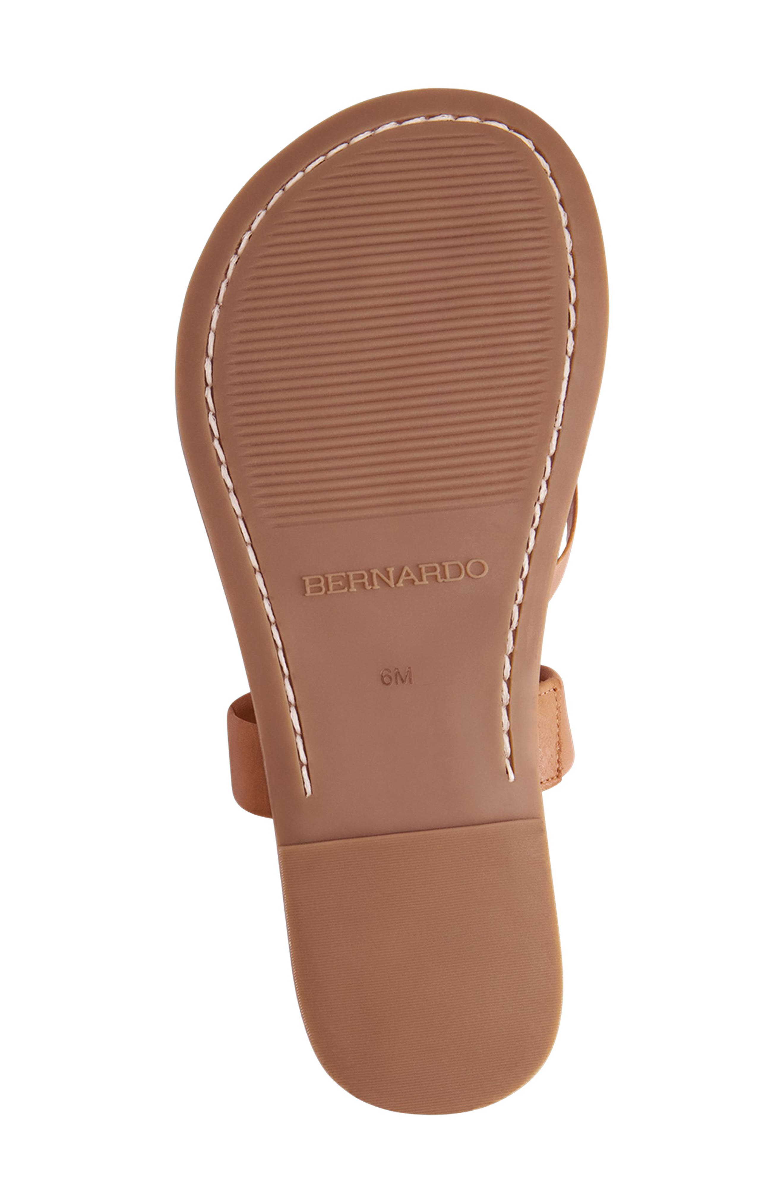 Bernardo Footwear Leia Sandal, Alternate, color, Luggage Antique Calf