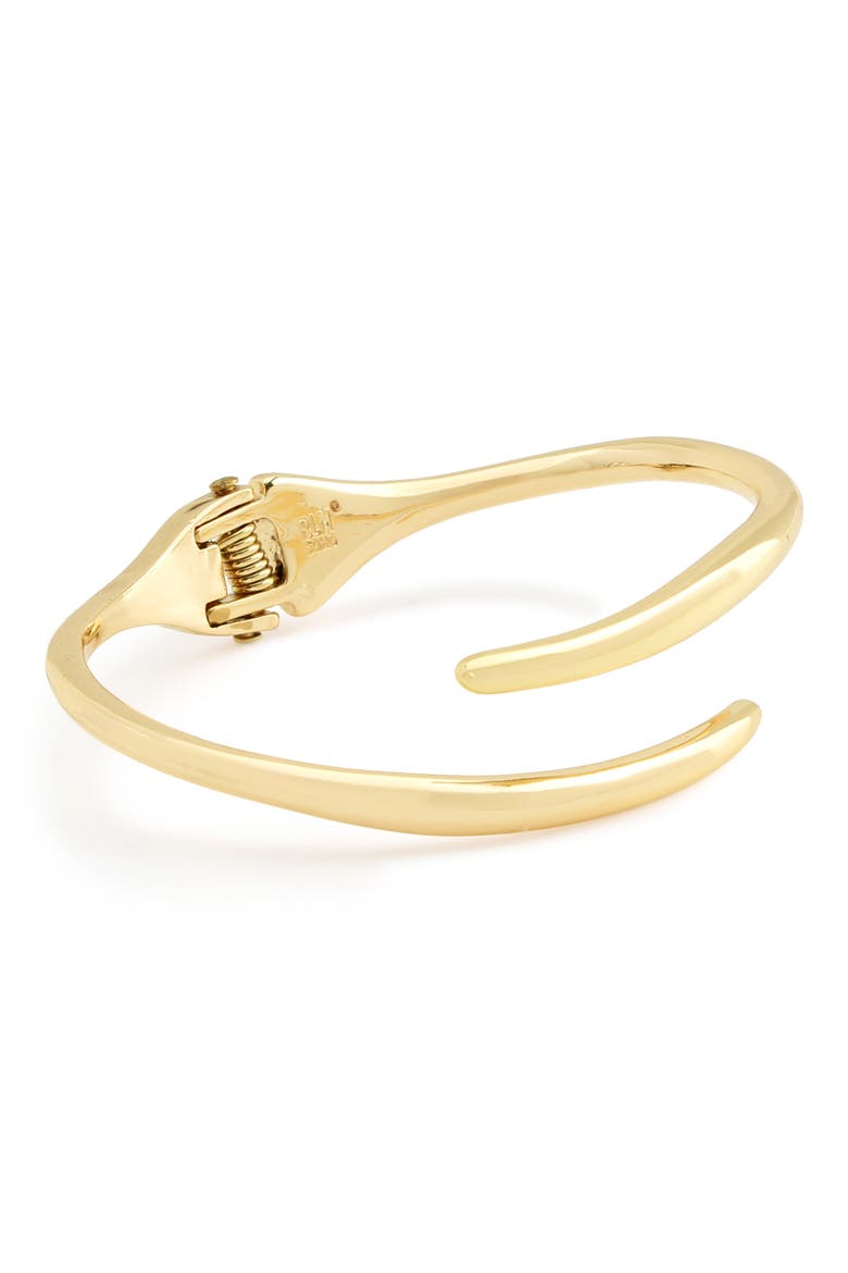 Hinged Bypass Bracelet, Alternate, color, GOLD