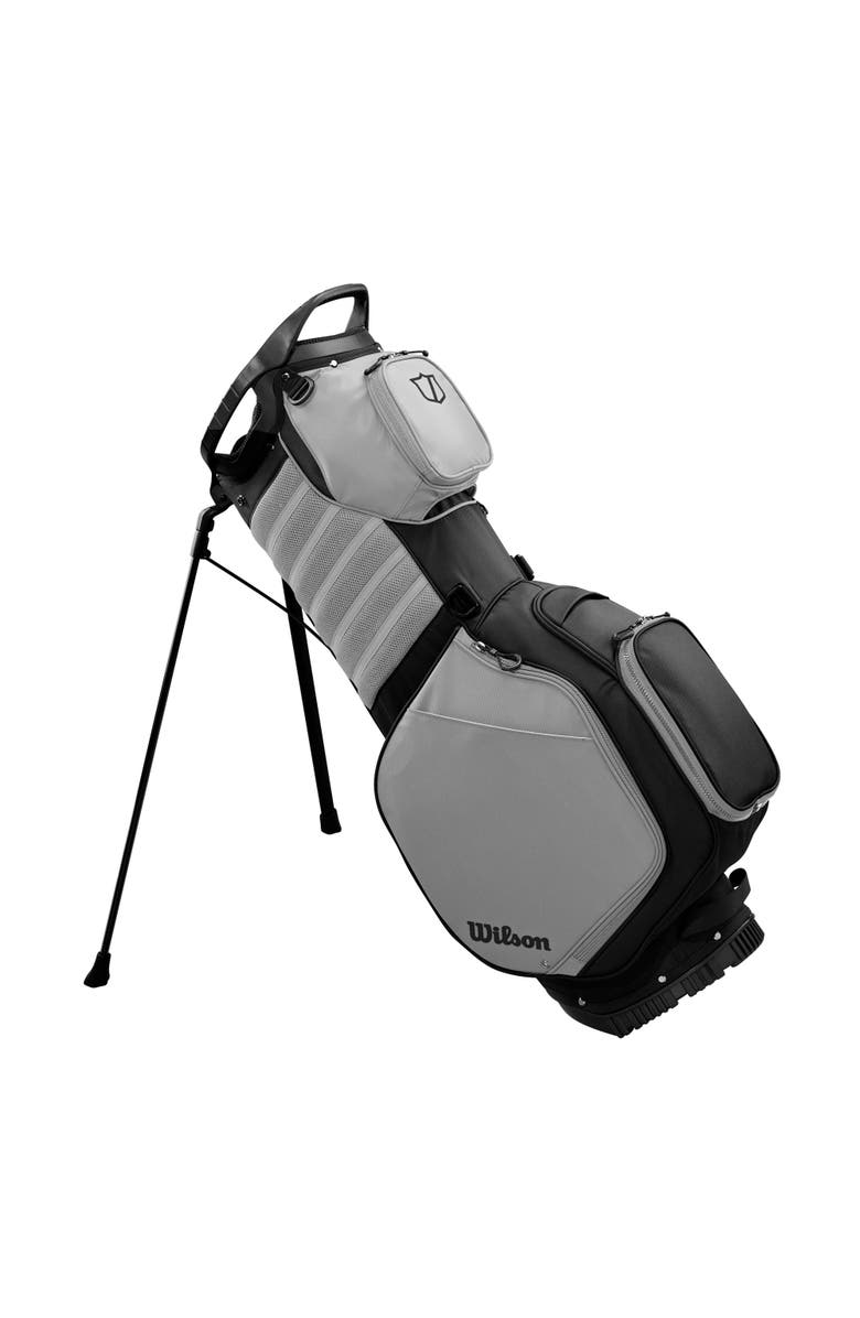 WILSON Talus 14 Golf Stand Bag, Alternate, color, Black/Grey/Yellow