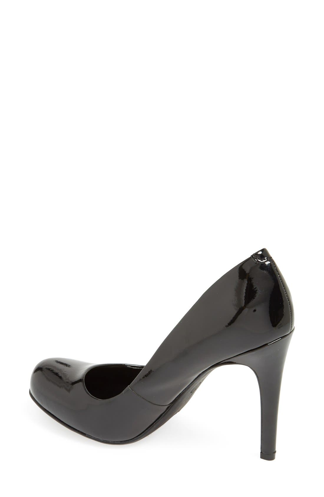'Calie' Pump, Alternate, color, BLACK PATENT