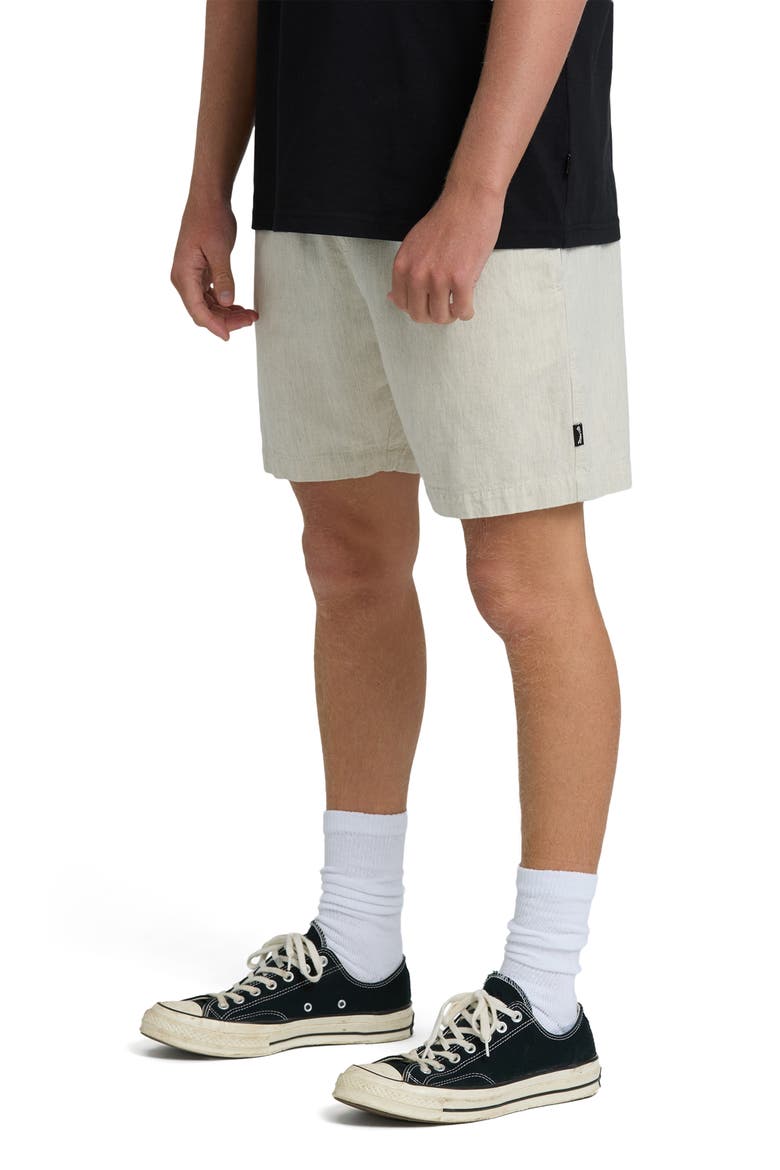 Sano Cotton & Linen Walk Short, Alternate, color, CHINO HEATHER