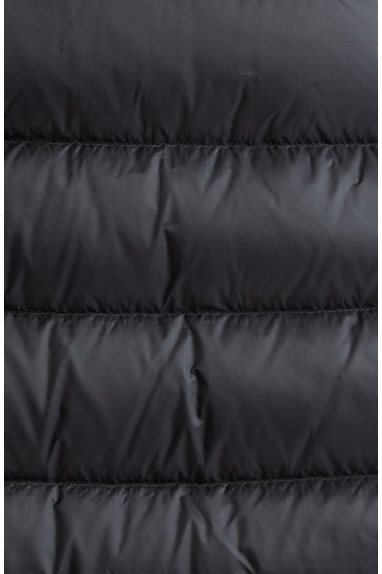 Hirma Long Down Coat, Alternate, color, BLACK