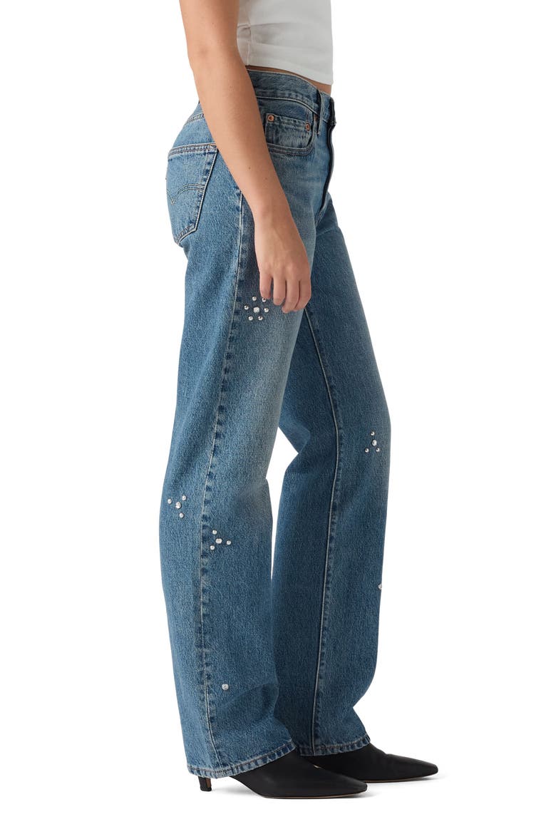 501® '90s Studded Straight Leg Jeans, Alternate, color, 90S TRIP ON DRIP