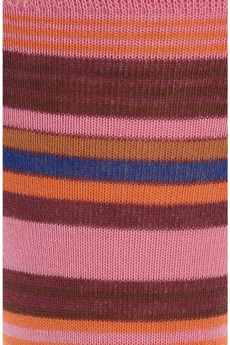 Niam Stripe Cotton Blend Dress Socks, Alternate, color, LIGHT/ PASTEL PINK