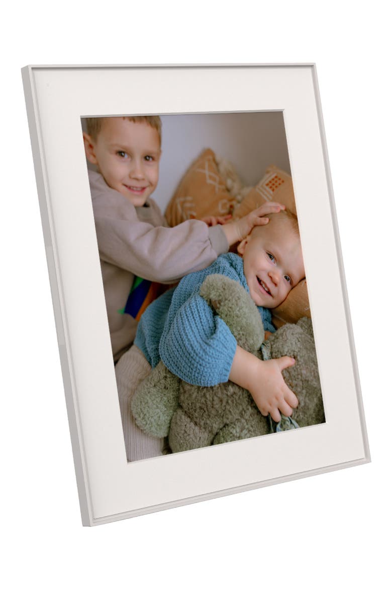 Walden 15-Inch Digital Photo Frame, Alternate, color, CLAY WITH TEXTURED MAT