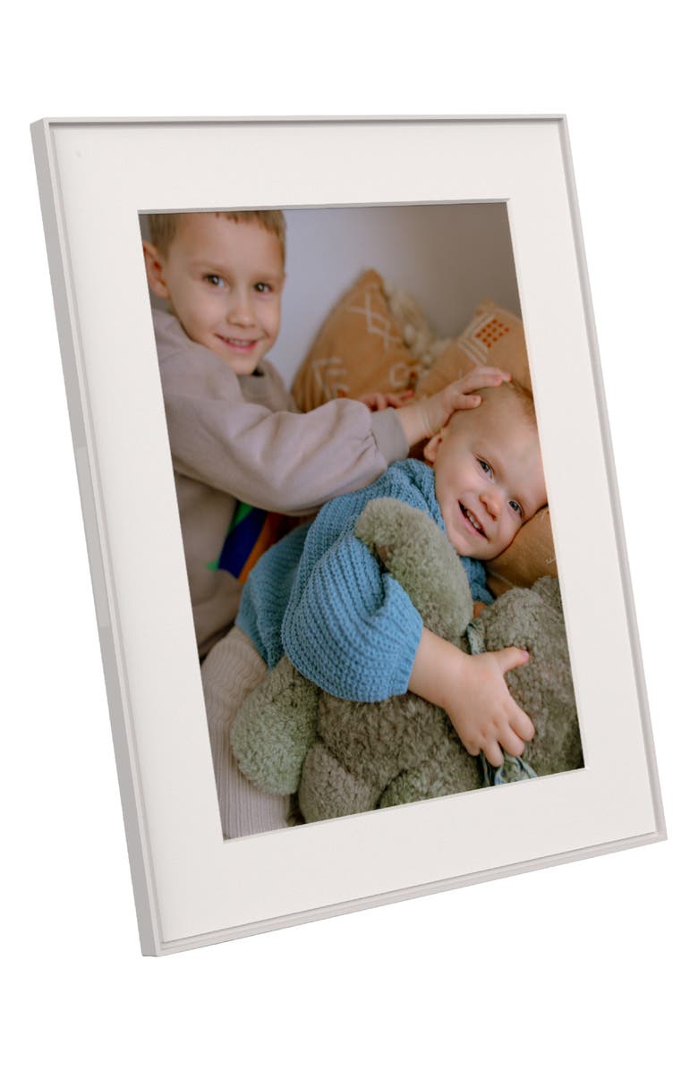 Aura Frames Walden 15-Inch Digital Photo Frame, Alternate, color, Clay With Textured Mat
