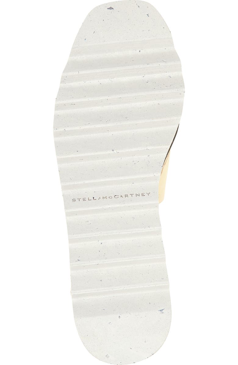 Stella McCartney Gaia Logo Strap Espadrille, Alternate, color, Banana