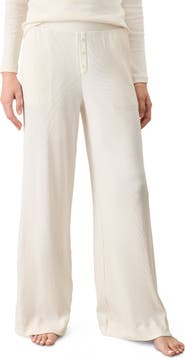 Pact Dream Rib Wide Leg Lounge Pant Made With Organic Cotton