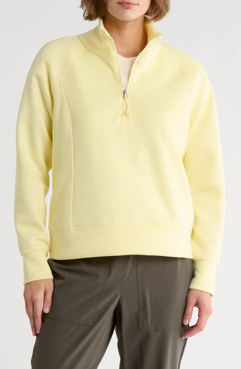 Stellar Scuba Knit Quarter Zip Pullover