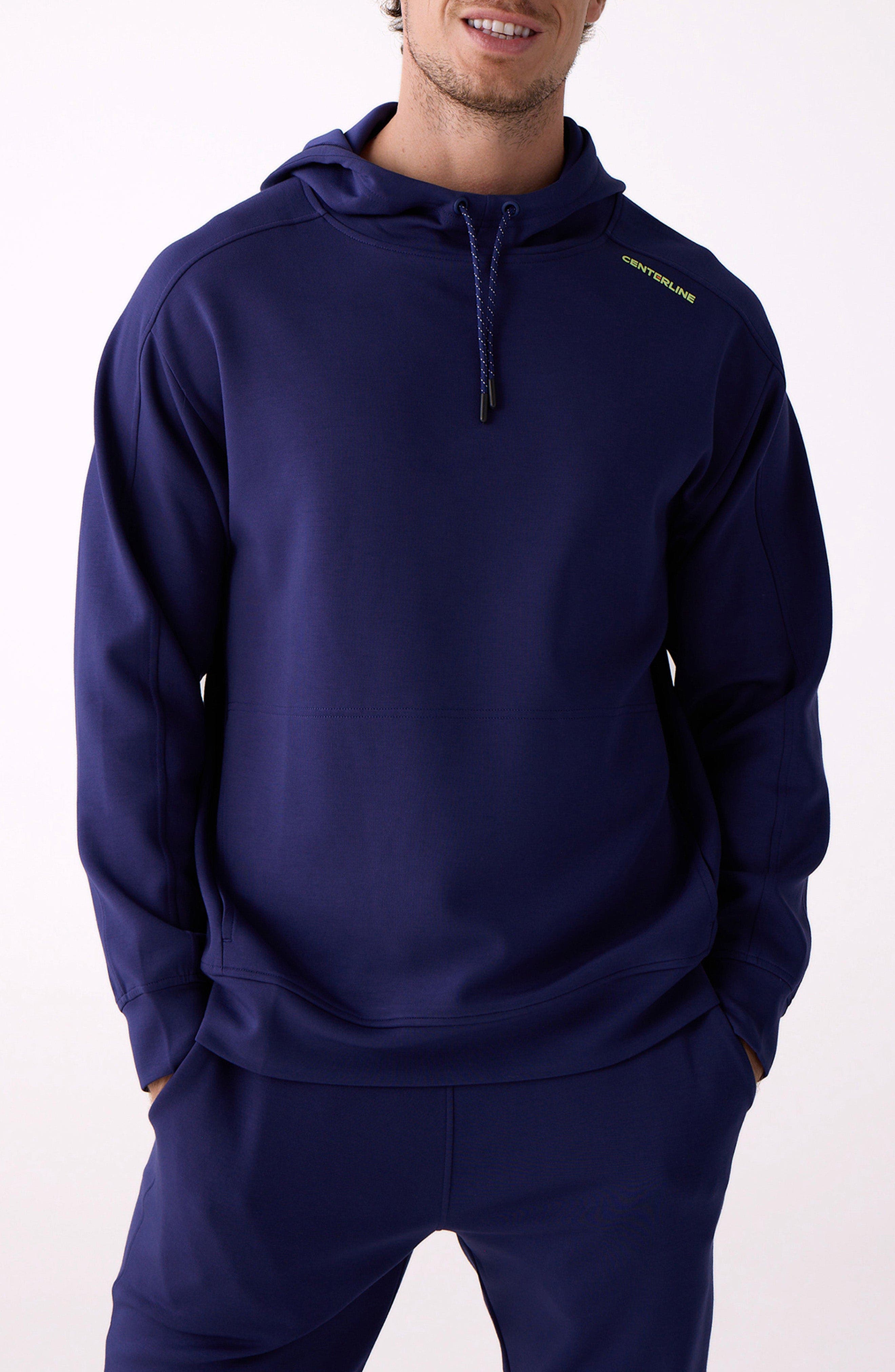 Centerline Athletics Hooded Sweatshirt In Blue