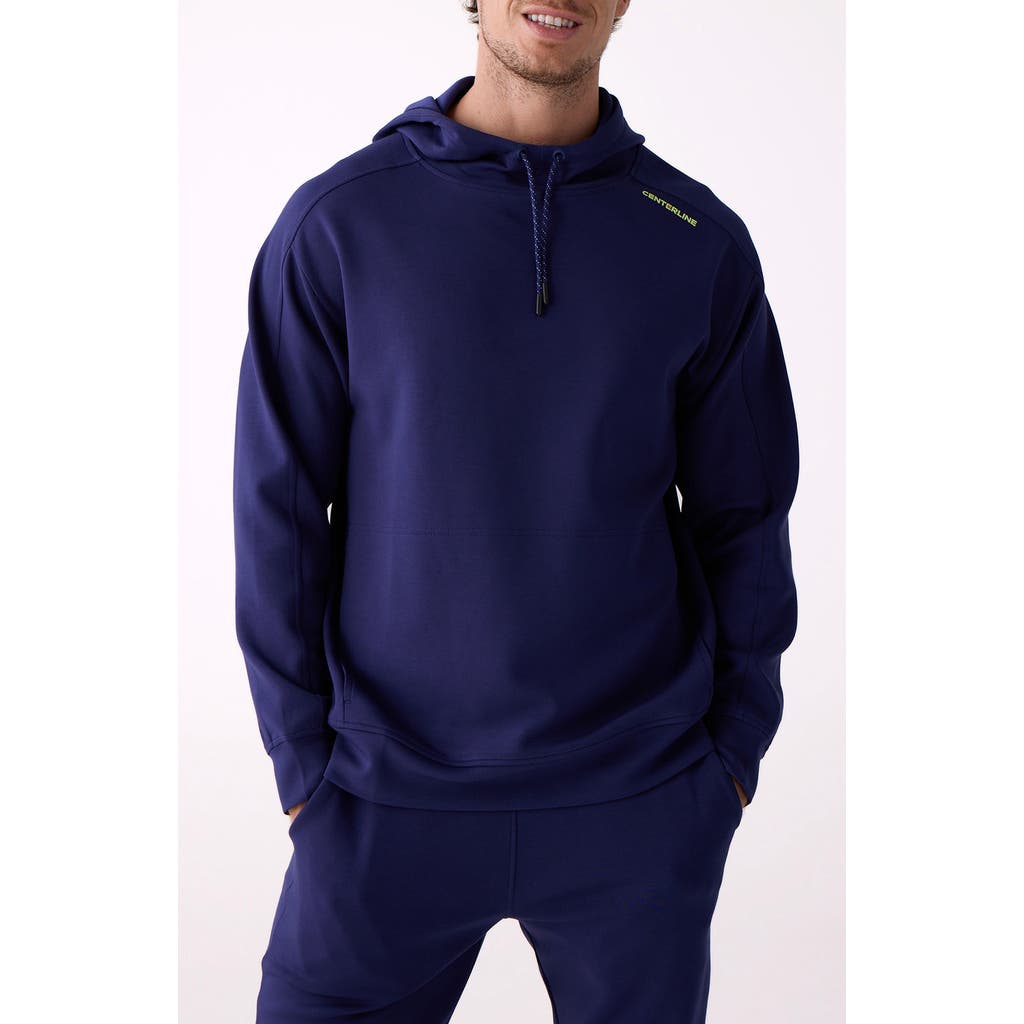 Centerline Athletics Hooded Sweatshirt In Blue