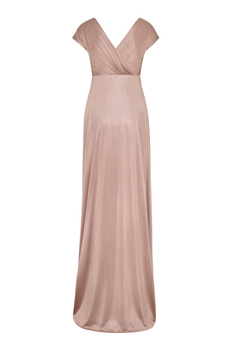 Francesca Maternity Maxi Dress, Alternate, color, Blush
