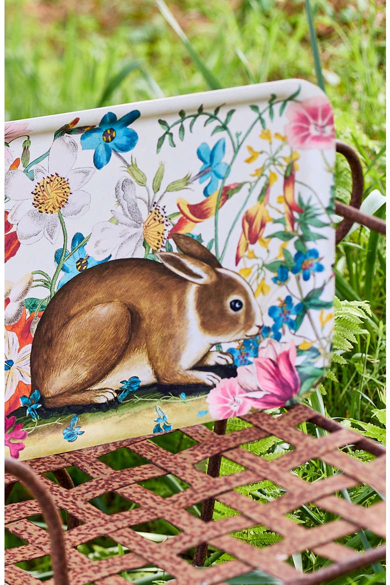 Bunny Maximus Large Rectangular Birchwood Tray - Wood & Melamine, Alternate, color, Bunny Maximus Tray