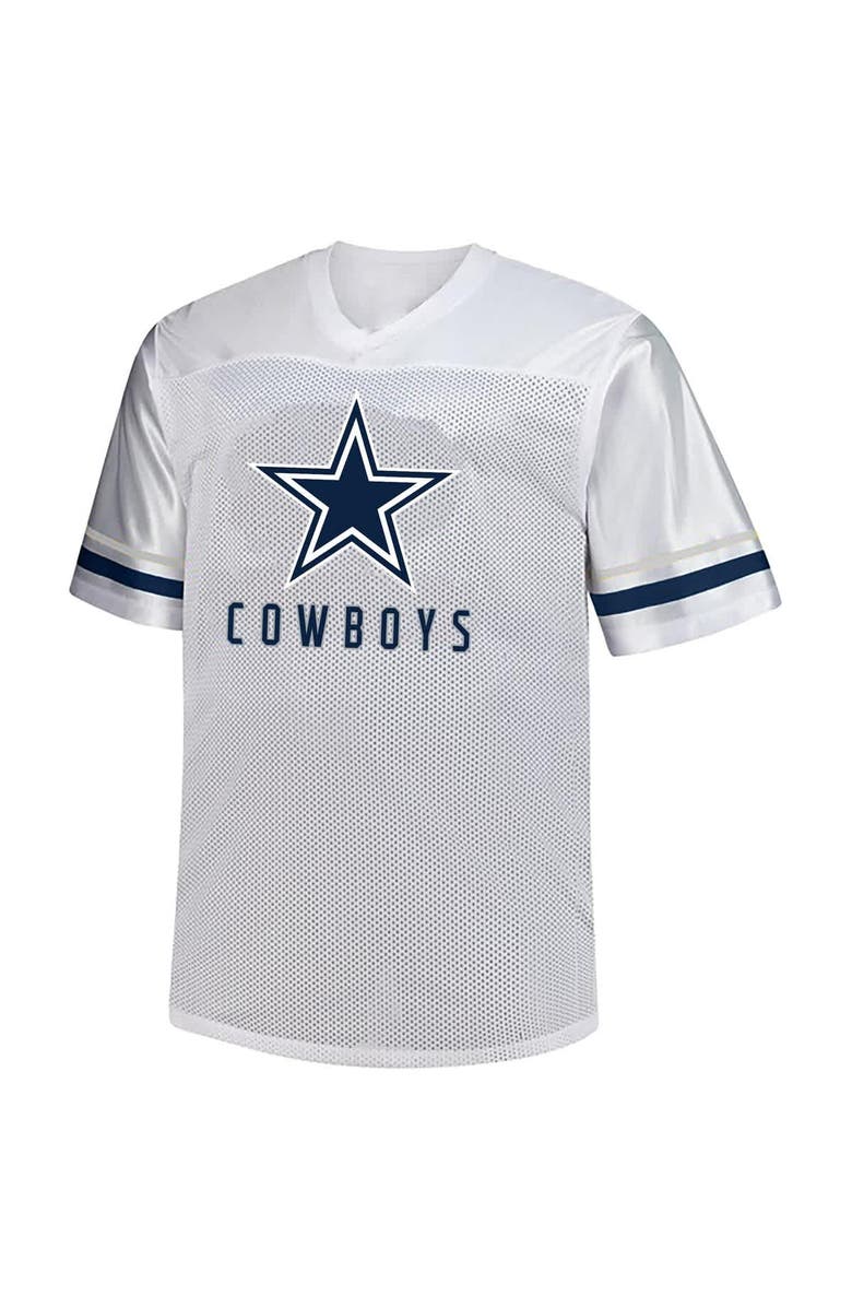 FANATICS Men's Fanatics Micah Parsons White Dallas Cowboys Big & Tall V-Neck Fashion Jersey, Alternate, color, 