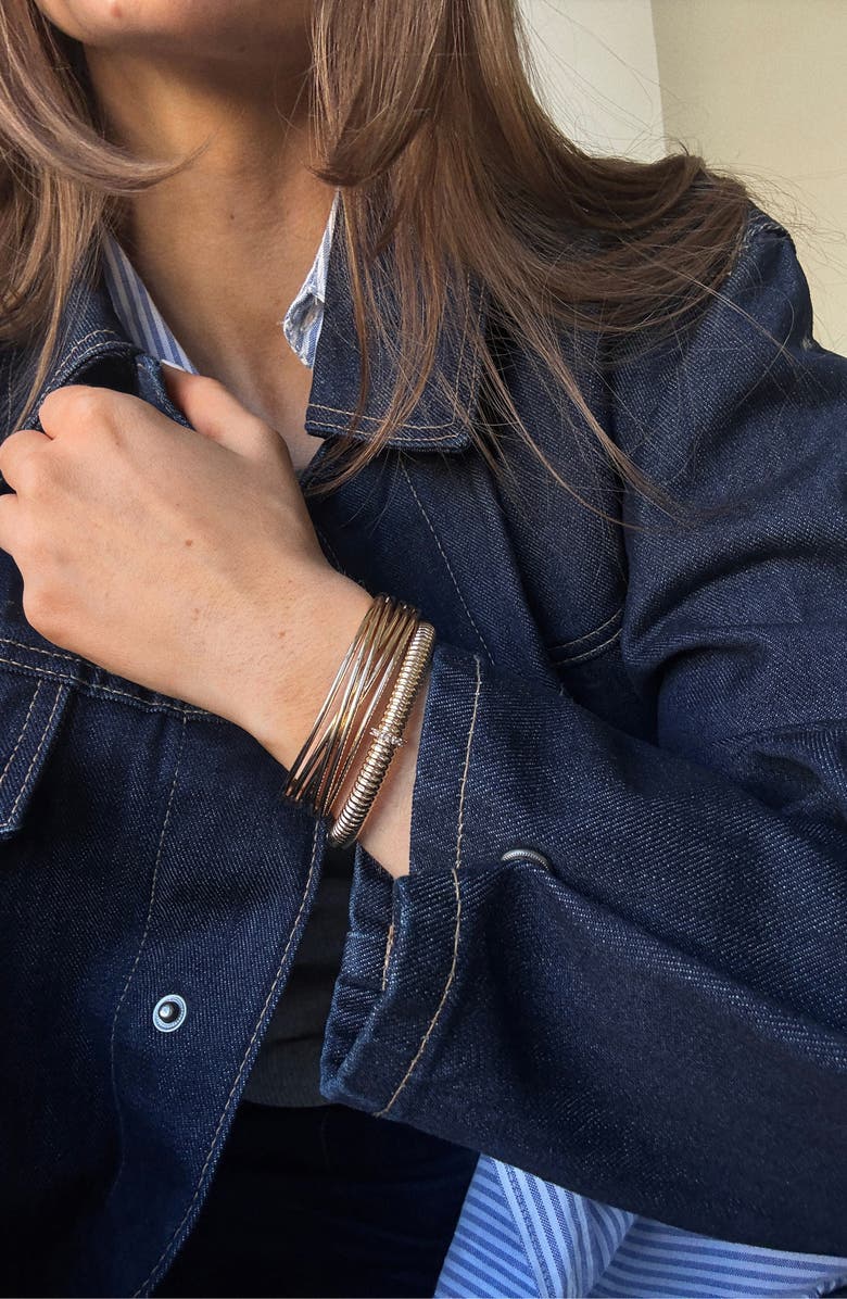 BaubleBar Dina Hinge Bracelet, Alternate, color, Gold