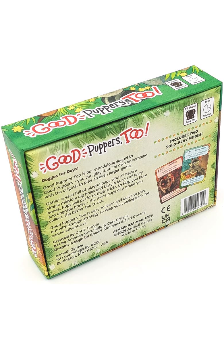 Asmadi Games Good Puppers Too, Strategy Card Drafting Game, Ages 14+, Alternate, color, Multicolored