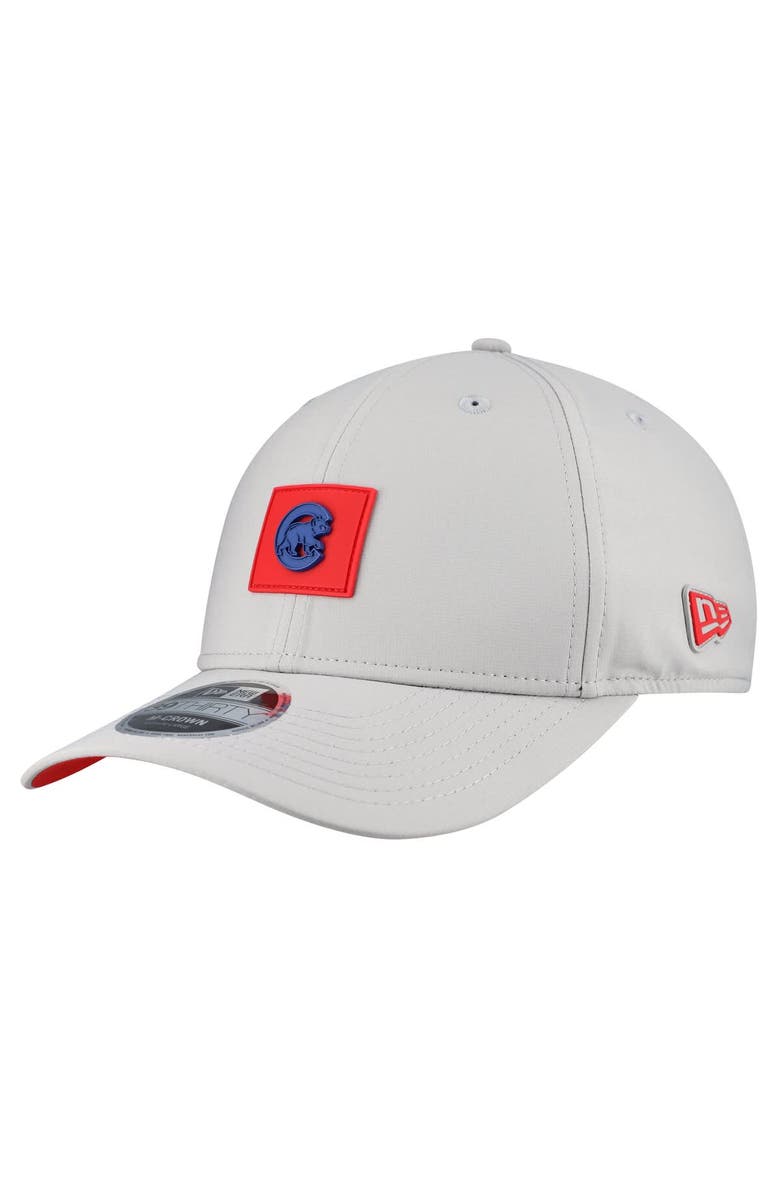 New Era Men's New Era  Gray Chicago Cubs 2026 Clubhouse Alternate 39THIRTY Flex Hat, Main, color, Gray