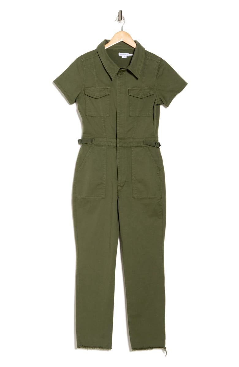 Good American Fit for Success Straight Leg Denim Jumpsuit, Alternate, color,