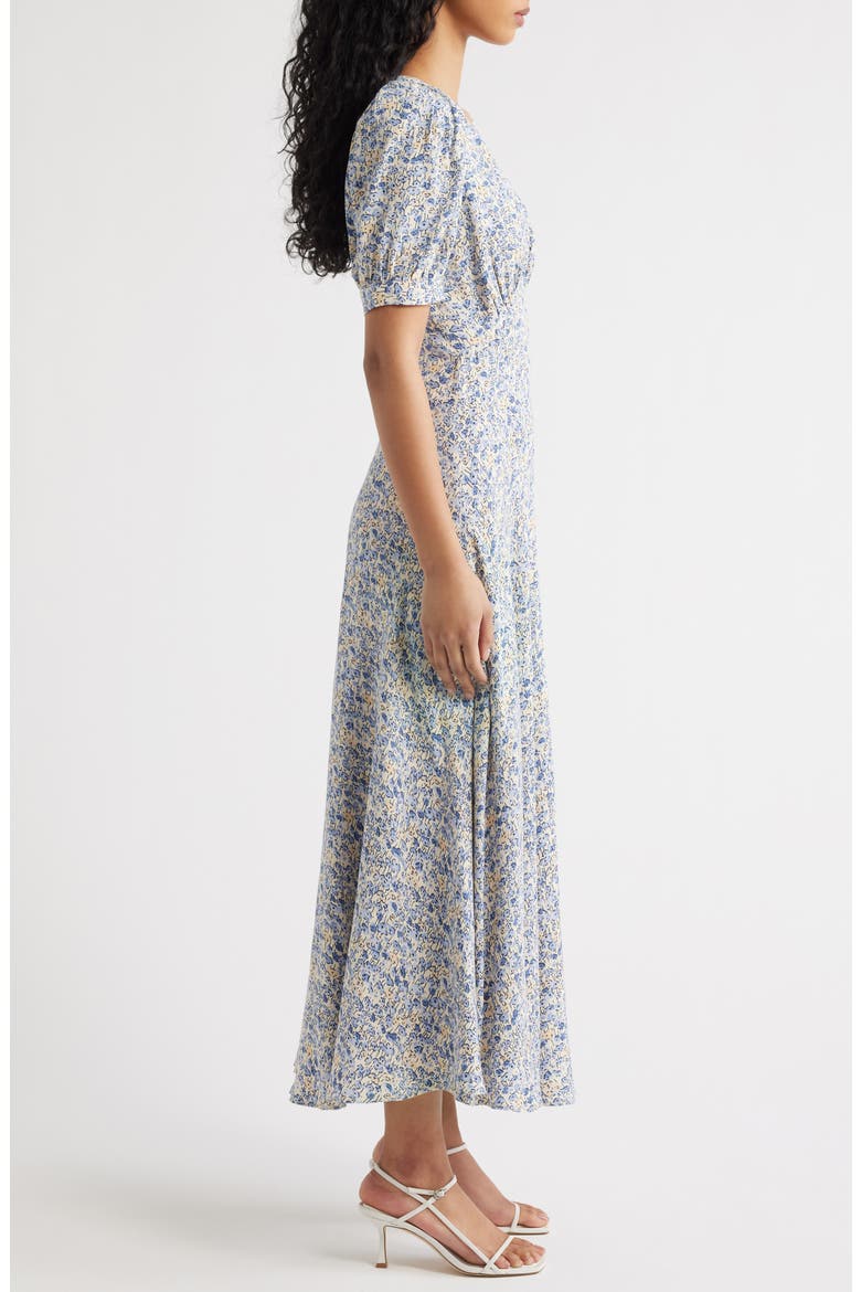 Naira Floral Dress, Alternate, color, DARA