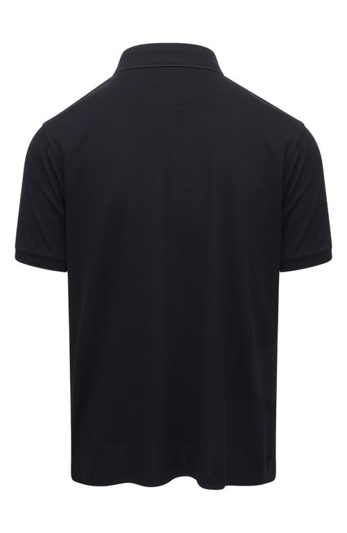 Eastside Golf Core Embroidered Piqué Polo In Black