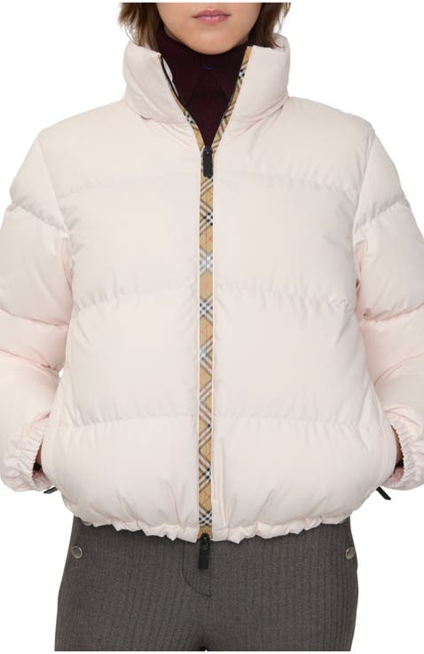 Check Trim Ambleside Puffer Jacket