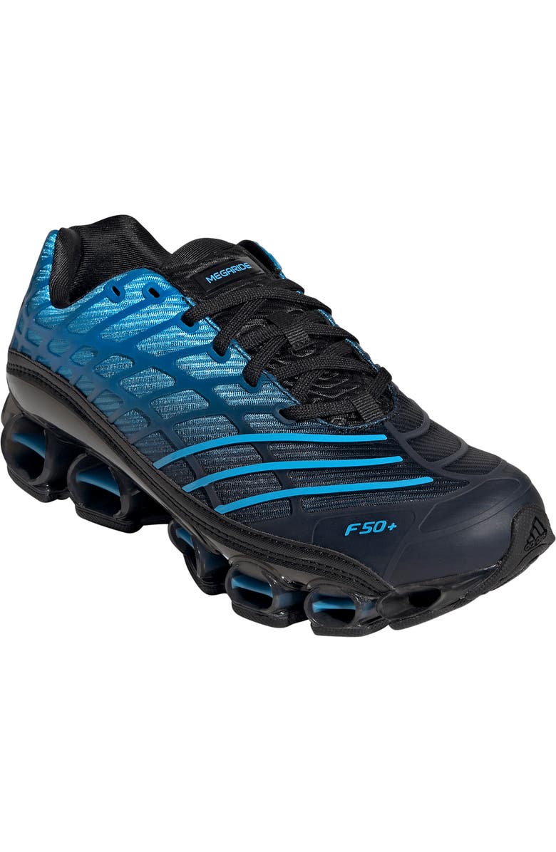 adidas Megaride F50 Running Sneaker, Main, color, Black/ Lucid Aquamarine/ Black
