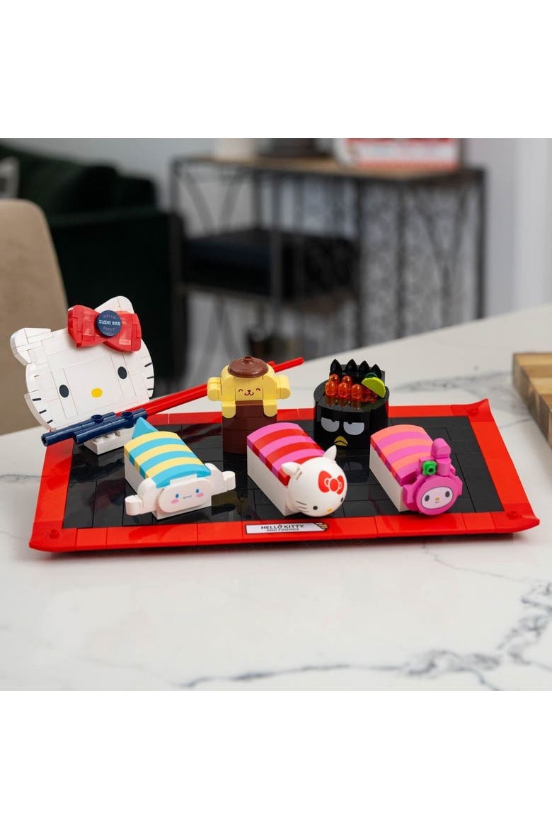 Hello Kitty Sushi Bar Building Set, Alternate, color, Pink