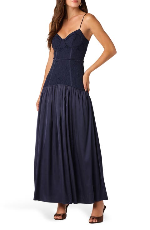 Kaylani Lace Bodice Maxi Dress