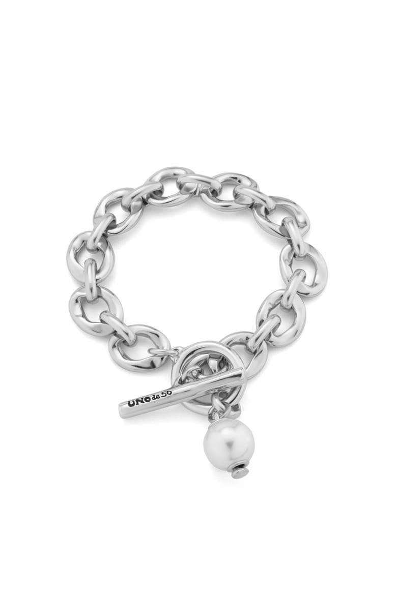 Luna Link Bracelet, Alternate, color, Silver