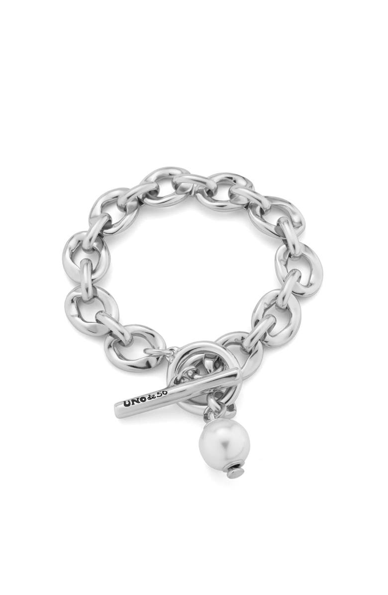 UNODE50 Luna Link Bracelet, Alternate, color, Silver